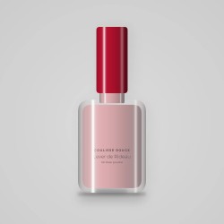Vernis à ongles Lever de Rideau effet gel – Coulisse Rouge, flacon 10 ml, teinte 06 Rose poudré