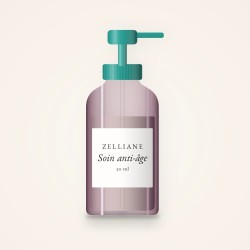 Soin anti-âge rides et fermeté à l'huile d'argan – Zelliane, flacon-pompe 30 ml