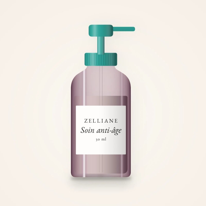 Soin anti-âge rides et fermeté à l'huile d'argan – Zelliane, flacon-pompe 30 ml