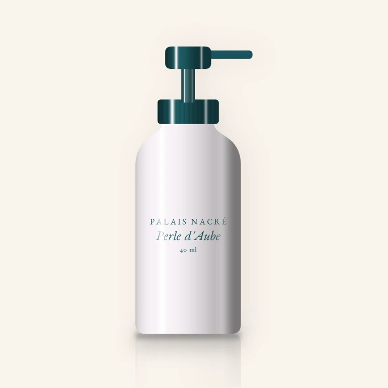 Perle d'Aube crème hydratante réconfortante – Palais Nacré, flacon-pompe 40 ml