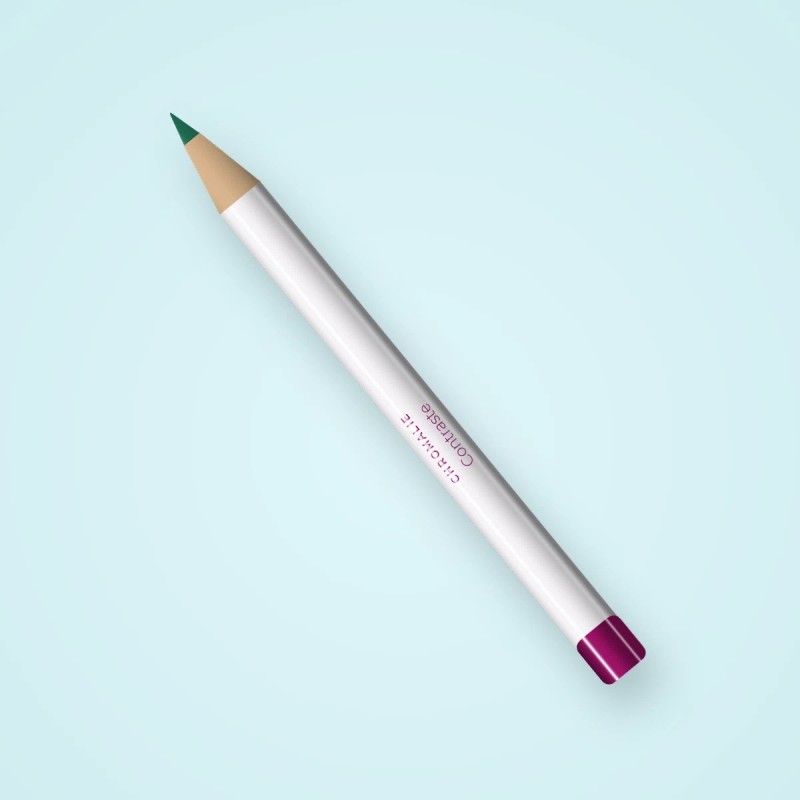 Eyeliner Contraste tracé intense – Chromalie, crayon 0,3 g, teinte Vert émeraude