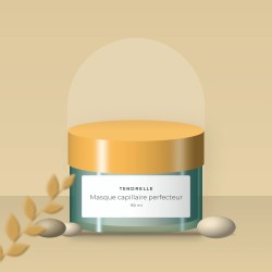 Masque capillaire perfecteur aux protéines de soja – Tendrelle, photo d'ambiance