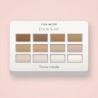 Palette yeux Encre Sumi au kaolin – Yukimori, 9 × 1 g, teinte Tons nude