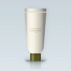 Crème à raser Contrée Lointaine à la vitamine E – Le Cartographe, tube 100 ml