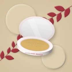 Enlumineur éclat naturel à l'huile d'abricot – Coulisse Rouge, photo d'ambiance