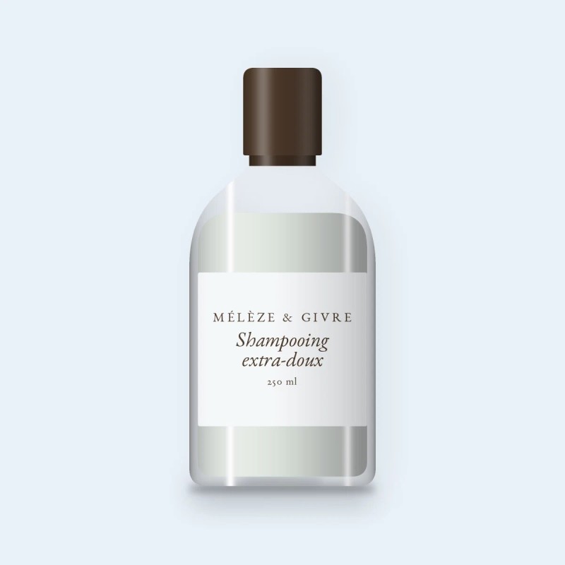 Shampooing extra-doux au fenugrec – Mélèze & Givre, flacon 250 ml