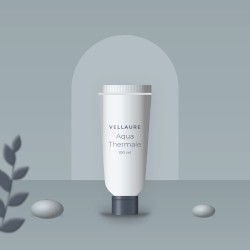 Crème à raser Aqua Thermale à l'aloe vera – Vellaure, photo d'ambiance
