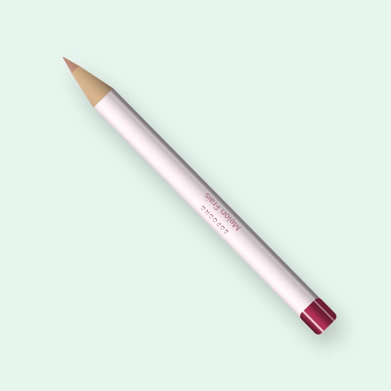 Crayon à lèvres Melon Frais résistant à l'eau – Sopoong, 1,2 g, teinte 01 Nude beige