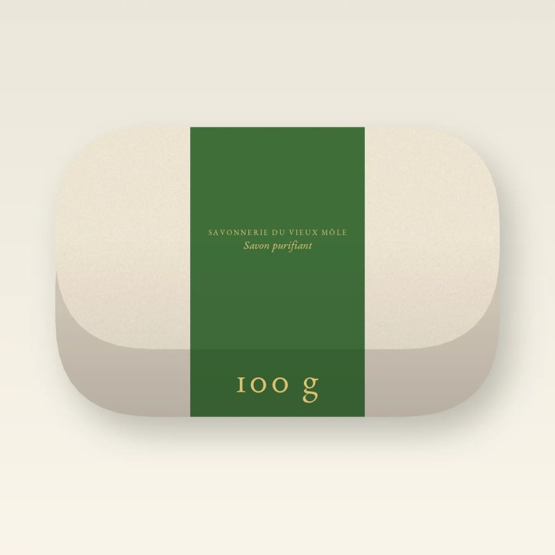Savon surgras purifiant à l'aloe vera – Savonnerie du Vieux Môle, pain 100 g