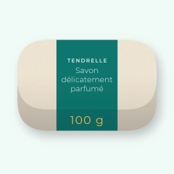 Savon délicatement parfumé à l'argile blanche – Tendrelle, pain 100 g