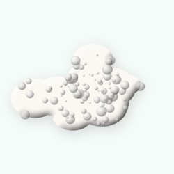 Savon délicatement parfumé à l'argile blanche – Tendrelle, aperçu de la texture