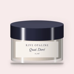 Gommage visage Quai Doré à la papaïne – Rive Opaline, pot 75 ml