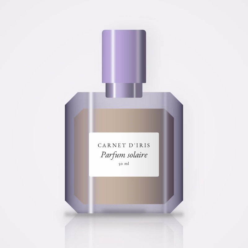 Parfum solaire à la mousse de chêne pour femme – Carnet d'Iris, flacon 50 ml