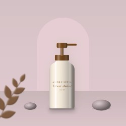 Gel douche Désert Ambré onctueux – Ambre Sépia, photo d'ambiance