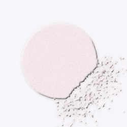 Pinceau paupières au manche en aluminium – Chromalie, matière déposée au pinceau