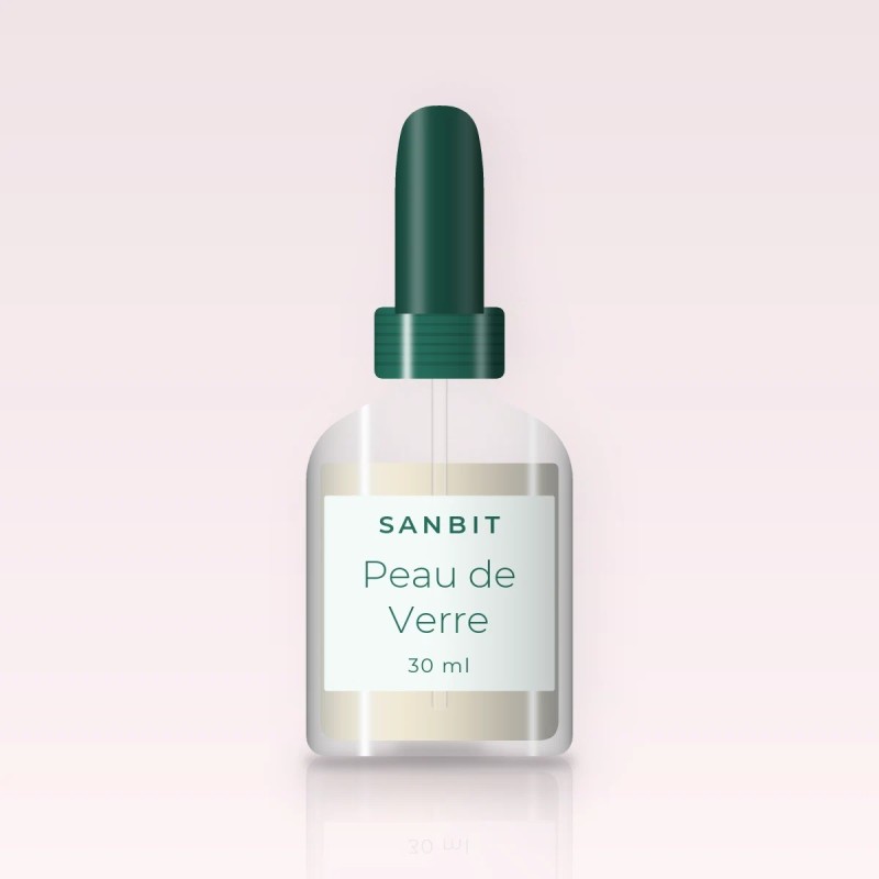 Sérum désaltérant Peau de Verre – Sanbit, flacon compte-gouttes 30 ml