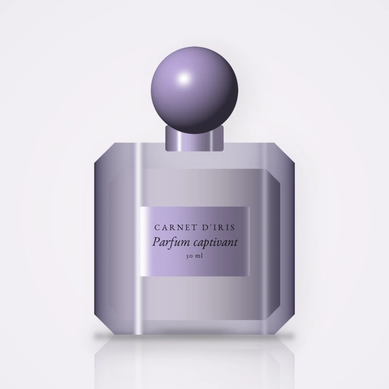 Parfum captivant à la mousse de chêne – Carnet d'Iris, flacon 30 ml