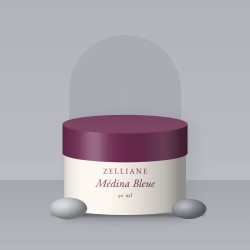 Soin anti-âge Médina Bleue à la vitamine C – Zelliane, photo d'ambiance