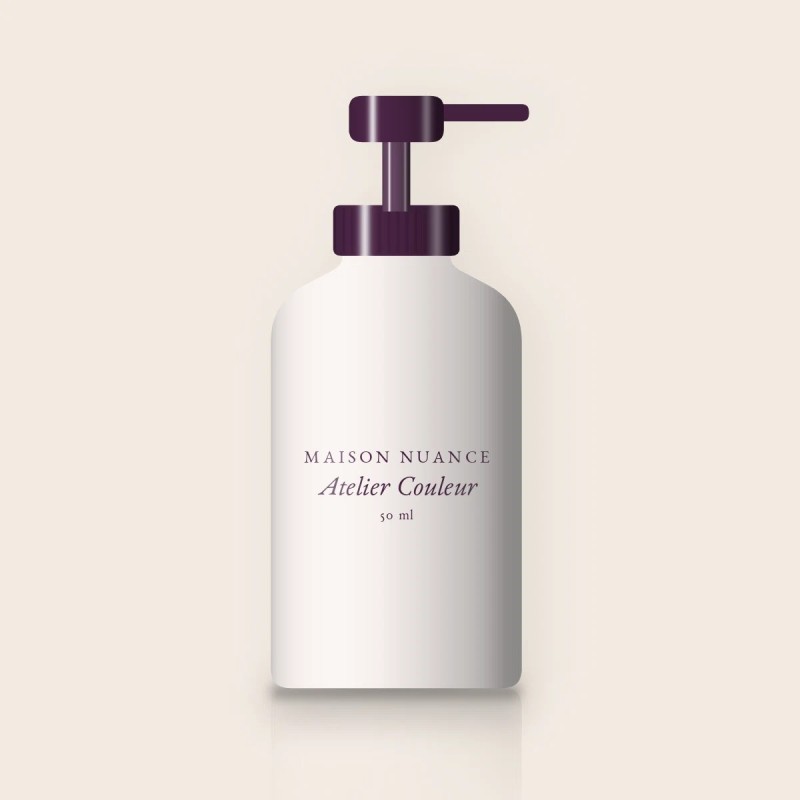 Soin anti-âge Atelier Couleur au resvératrol – Maison Nuance, flacon-pompe 50 ml
