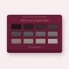 Palette yeux longue durée à la fleur de cerisier – Balcon Pourpre, 9 × 1 g, teinte Tons fumés