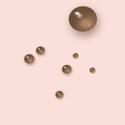 Fond de teint Pluie Fine sans transfert – Yukimori, aperçu de la teinte 18 Caramel