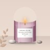 Bougie parfumée délicate à l'orange douce – Mousse Câline, photo d'ambiance