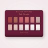 Palette yeux multi-usage Soie Carmin – Balcon Pourpre, 9 × 1 g, teinte Tons rosés