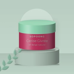 Poudre Cerise Givrée effet peau parfaite – Sopoong, photo d'ambiance