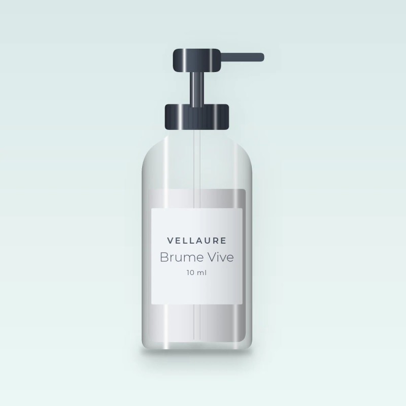 Contour des yeux Brume Vive au squalane – Vellaure, flacon-pompe 10 ml