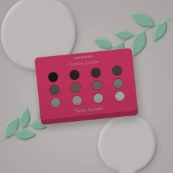 Palette yeux regard intense Cerise Givrée – Sopoong, photo d'ambiance