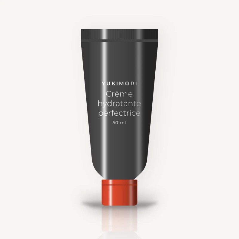Crème hydratante perfectrice à l'extrait de calendula – Yukimori, tube 50 ml