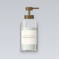 Shampooing réparateur à l'huile de camélia – Pettine di Seta, flacon-pompe 500 ml