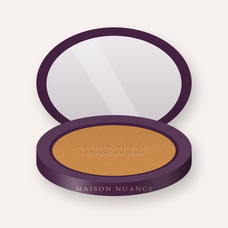 Enlumineur Rituel du Soir sublimateur – Maison Nuance, boîtier 4,5 g, teinte Ambre
