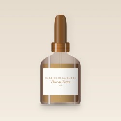 Huile capillaire Place du Tertre au camélia – Barbier de la Butte, flacon compte-gouttes 30 ml