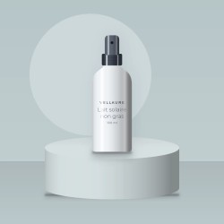 Lait solaire non gras à l'huile d'abricot SPF 50 – Vellaure, photo d'ambiance