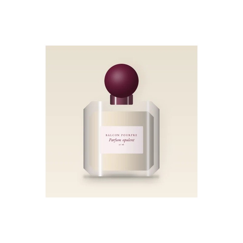 Parfum opulent au patchouli – Balcon Pourpre, flacon 30 ml