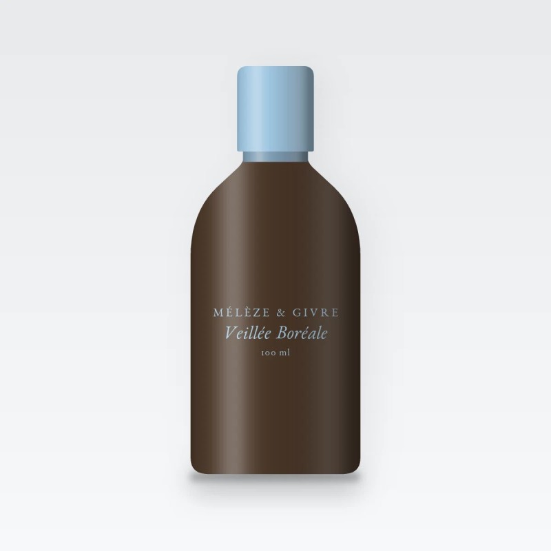 Huile à barbe Veillée Boréale gainante – Mélèze & Givre, flacon 100 ml