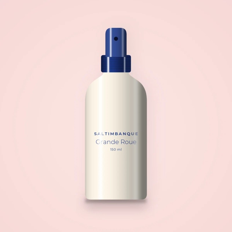 Brume Grande Roue veloutée à l'eucalyptus – Saltimbanque, flacon spray 150 ml