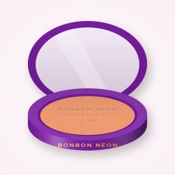 Blush bonne mine au beurre de karité – Bonbon Néon, boîtier 6 g, teinte 04 Abricot