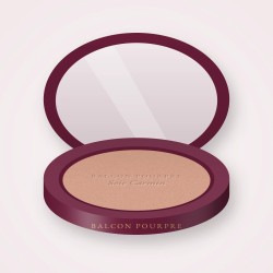 Terre de soleil sans effet orangé Soie Carmin – Balcon Pourpre, boîtier 15 g, teinte 02 Sable rosé