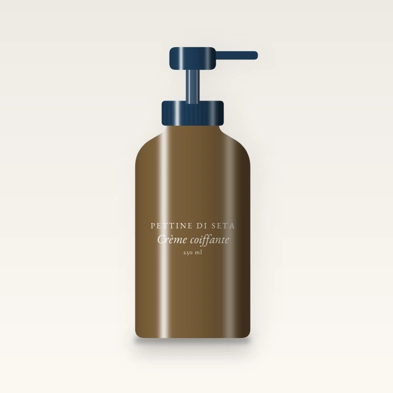Crème coiffante disciplinante à la provitamine B5 – Pettine di Seta, flacon-pompe 250 ml