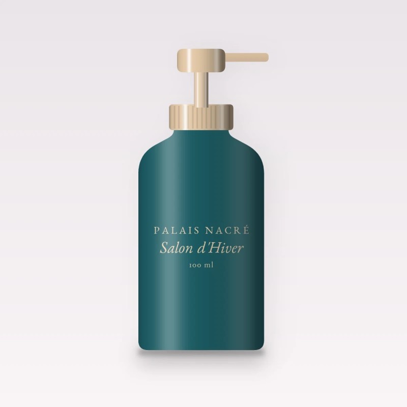 Gel douche et bain Salon d'Hiver rafraîchissant – Palais Nacré, flacon-pompe 100 ml