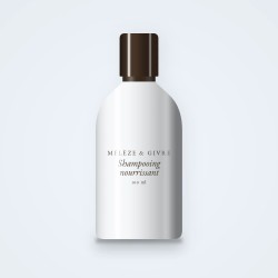 Shampooing nourrissant à l'huile de coco – Mélèze & Givre, flacon 100 ml