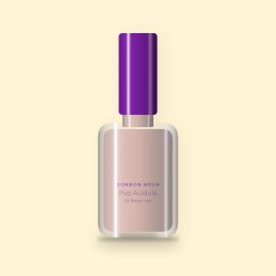 Vernis à ongles précision Pop Acidulé – Bonbon Néon, flacon 5 ml, teinte 04 Beige rosé
