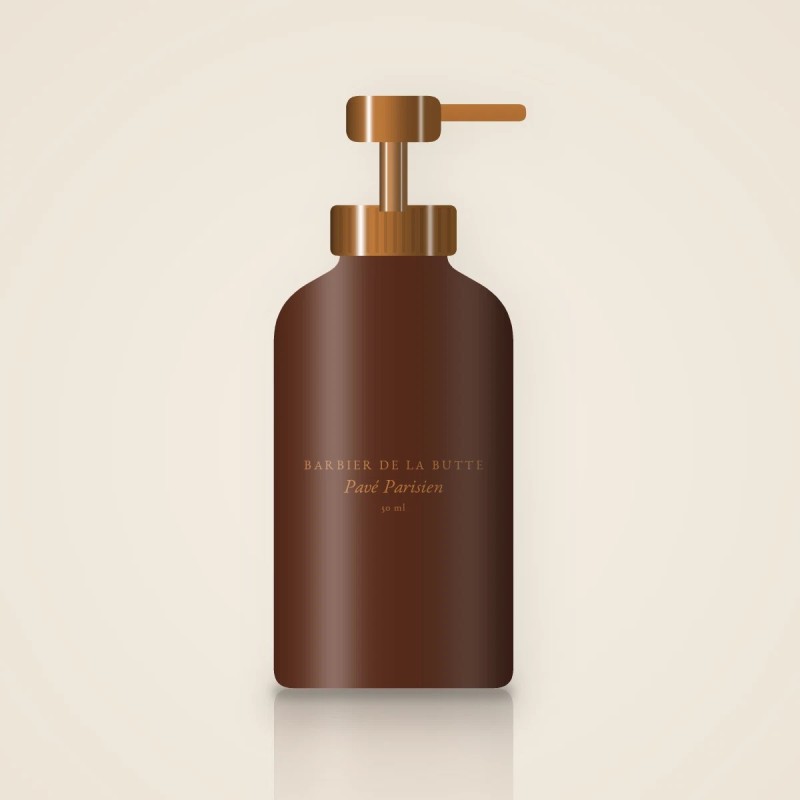 Soin visage Pavé Parisien au resvératrol – Barbier de la Butte, flacon-pompe 50 ml