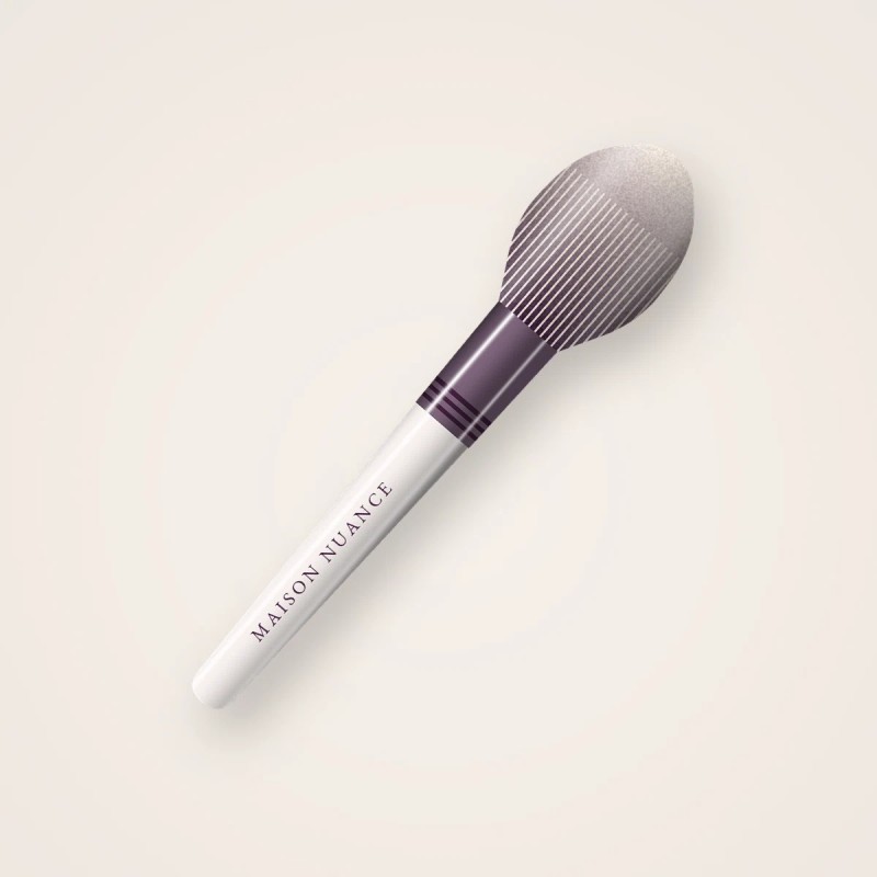 Pinceau contour au manche en aluminium – Maison Nuance, vue de face