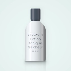 Lotion tonique fraîcheur à l'hydrolat de lavande – Vellaure, flacon 400 ml