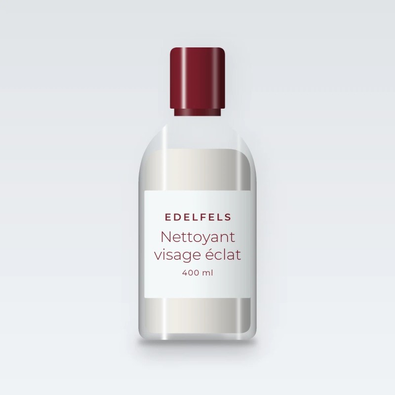 Nettoyant visage éclat à l'extrait de thé vert – Edelfels, flacon 400 ml