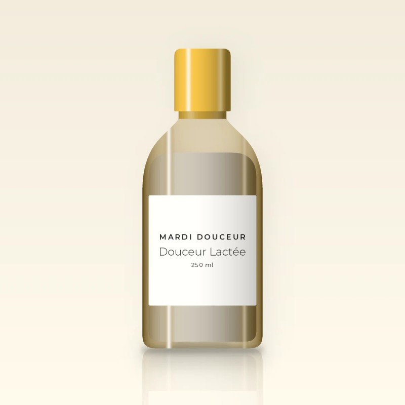 Shampooing Douceur Lactée à la fleur d'hibiscus – Mardi Douceur, flacon 250 ml