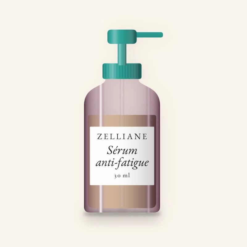 Sérum anti-fatigue à l'alpha-arbutine – Zelliane, flacon-pompe 30 ml
